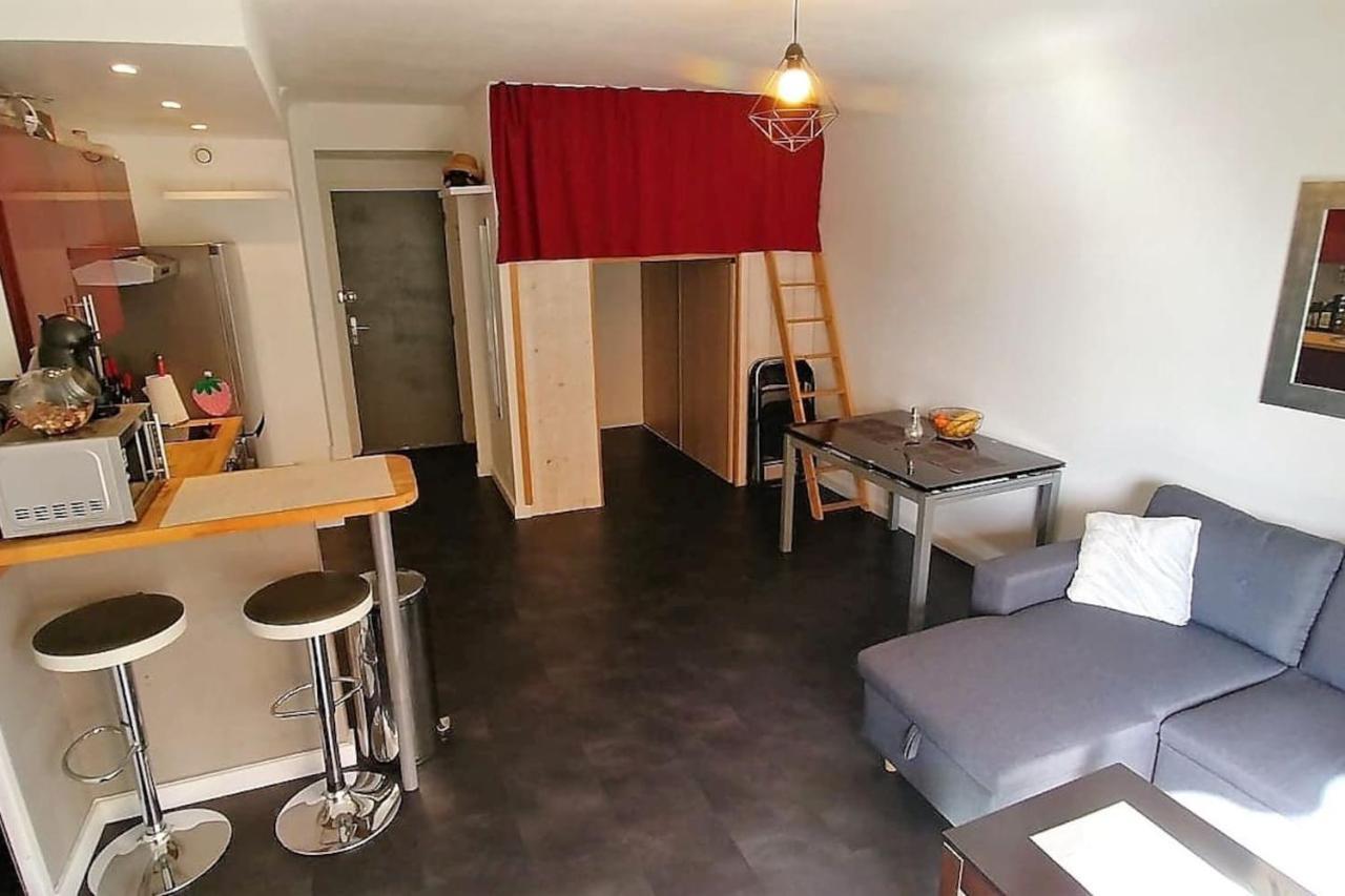 Charmant Studio Proche De Nice A 300M Des Plages Apartment Villeneuve-Loubet Luaran gambar